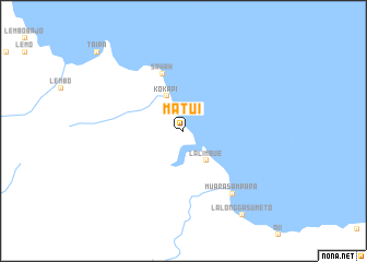 map of Matui