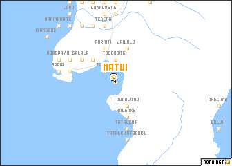 map of Matui