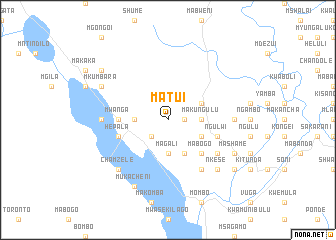 map of Matui