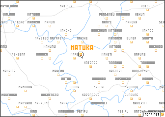 map of Matuka