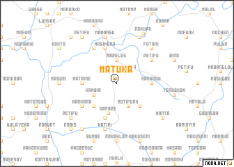 map of Matuka