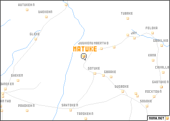 map of Matuke