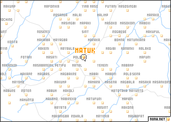 map of Matuk