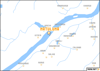map of Matuluma
