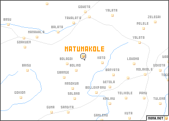 map of Matumakole