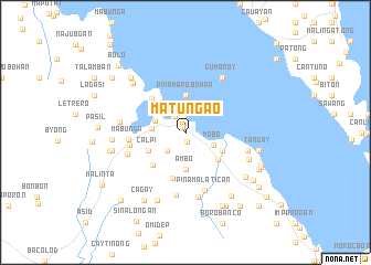 map of Matungao