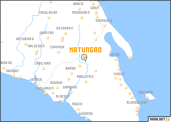 map of Matungao