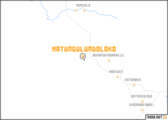 map of Matungulu-Ndoloko