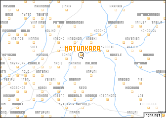 map of Matunkara