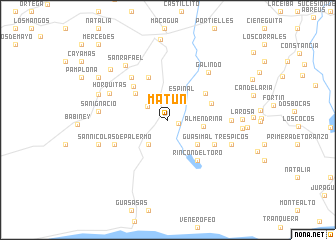 map of Matún