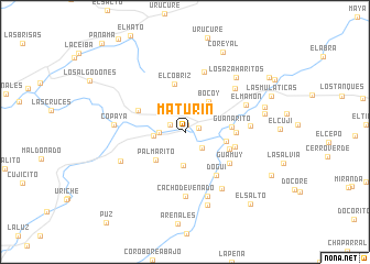 map of Maturín