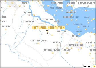 map of Maţ‘ūs al Mahnīyah