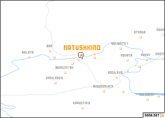 map of Matushkino