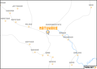 map of Matuwake