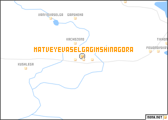 map of Matveyeva Sel\