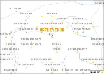 map of Matveyevka