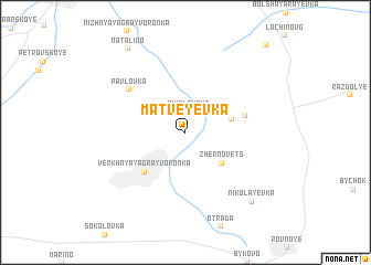 map of Matveyevka