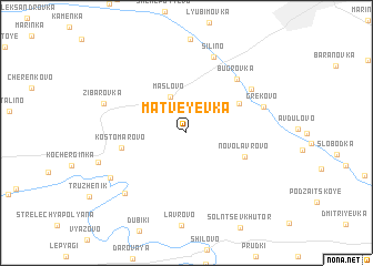 map of Matveyevka