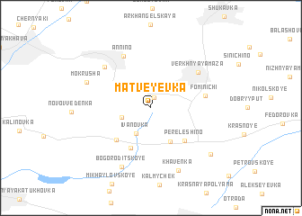 map of Matveyevka