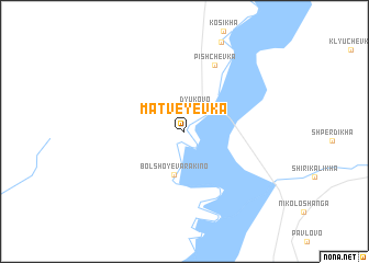map of Matveyevka
