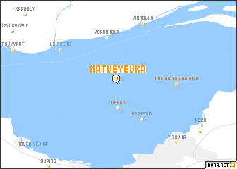 map of Matveyevka