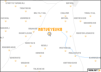 map of Matveyevka