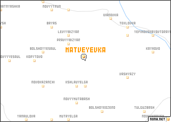 map of Matveyevka