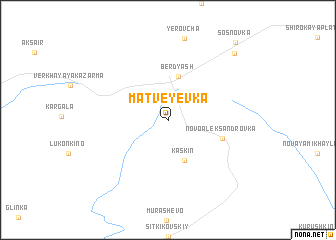 map of Matveyevka