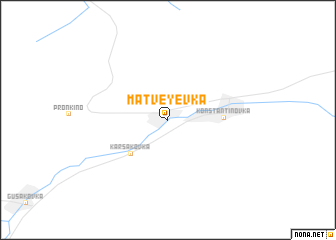 map of Matveyevka