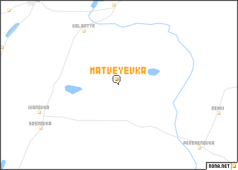 map of Matveyevka
