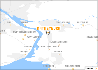 map of Matveyevka