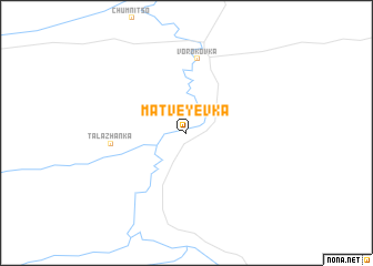 map of Matveyevka