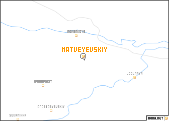 map of Matveyevskiy