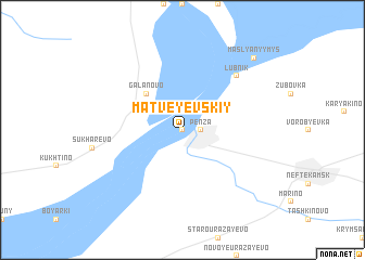 map of Matveyevskiy