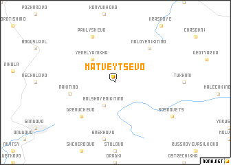map of Matveytsevo