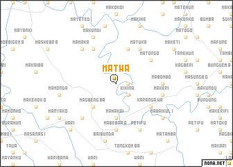 map of Matwa