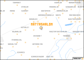 map of Mátyáshalom