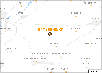 map of Matyashivka