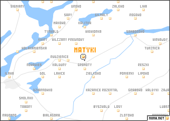 map of Mątyki