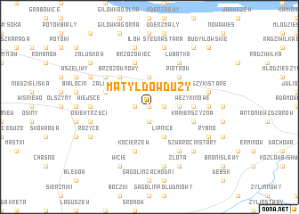 map of Matyldów Duży