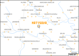 map of Matysová