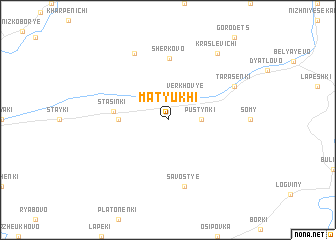 map of Matyukhi