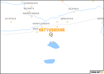 map of Matyushikha