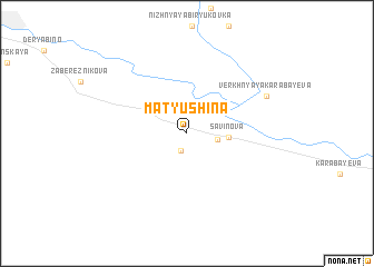 map of Matyushina