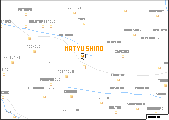 map of Matyushino