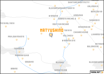 map of Matyushino