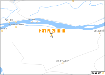 map of Matyuzhikha