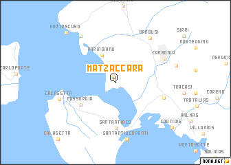 map of Matzaccara