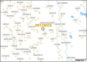 map of Matzanze