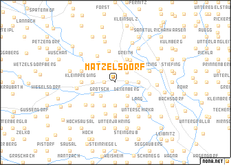 map of Matzelsdorf